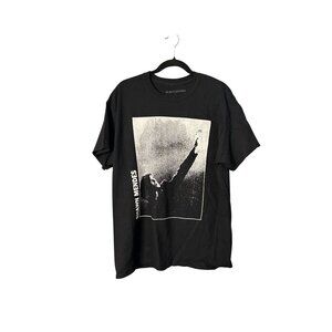 NWT Shawn Mendes Black Graphic T-Shirt Size L 100% Cotton
